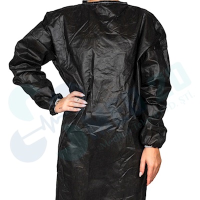 LASTİKLİ UZUN KOLLU Tek Kullanımlık Hasta Önlüğü (NONWOVEN) 